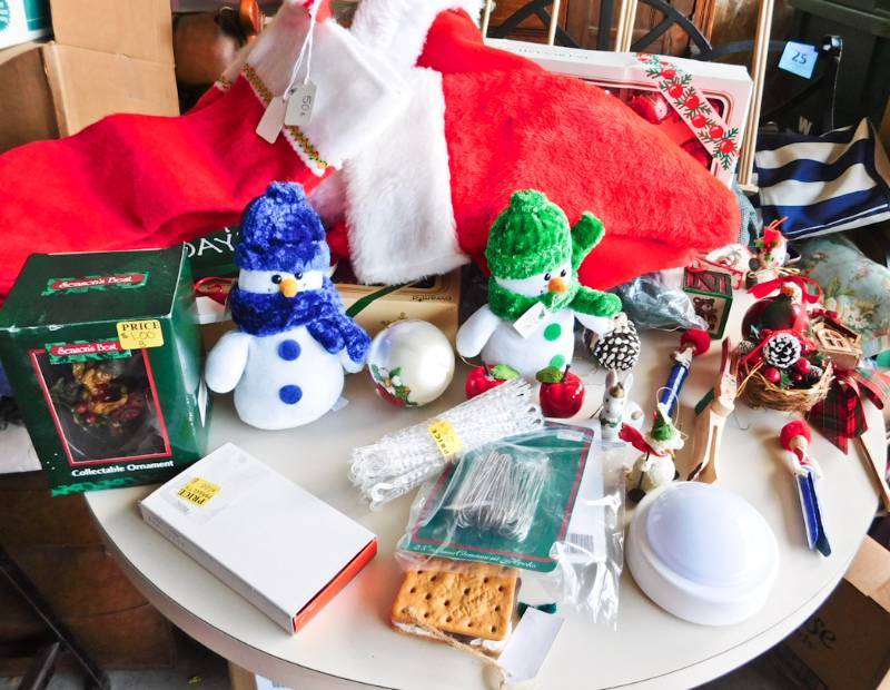 large Christmas lot