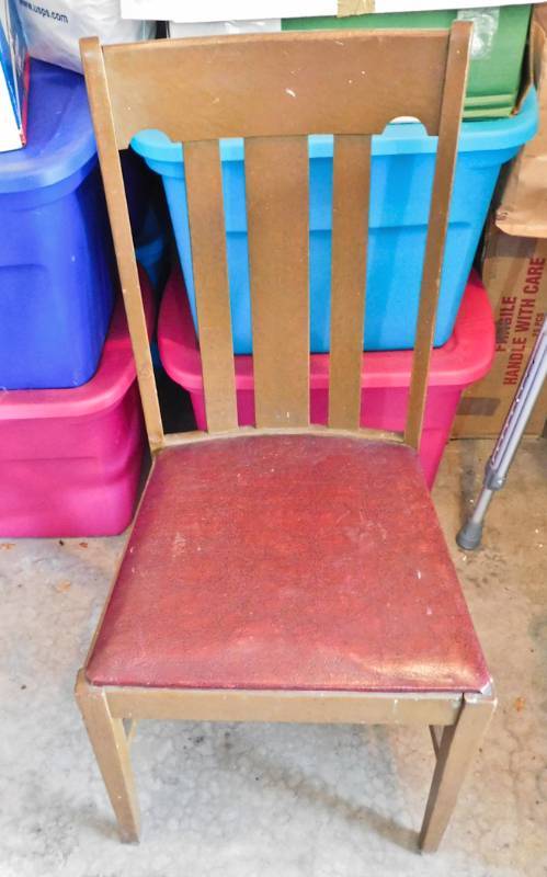 vintage wooden chair