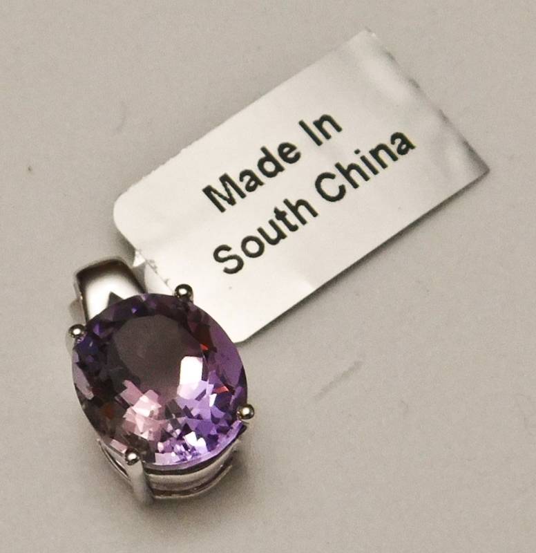 Sterling Pendant - Anahi ametrine