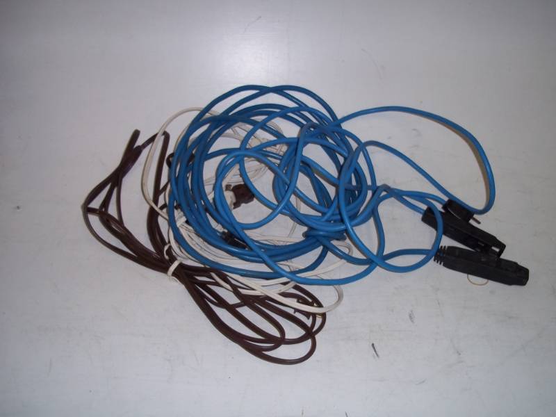 Blue extension cord