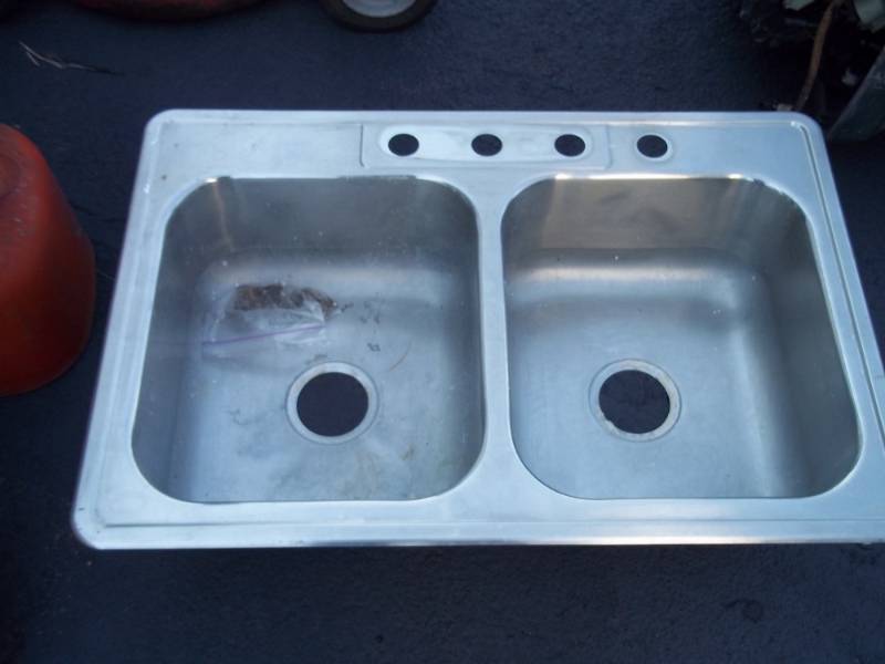 Double Stainless Steel Sink