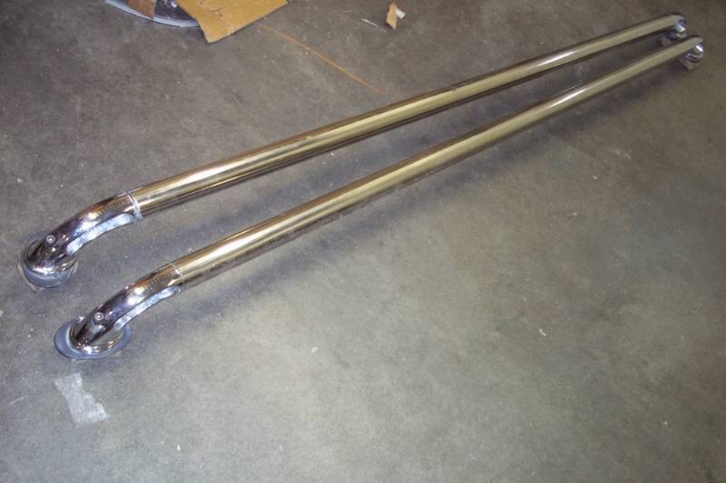 Truck bed rails came from a GMC Truck