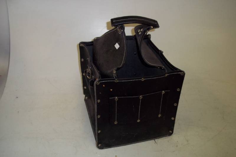 Leather tool box