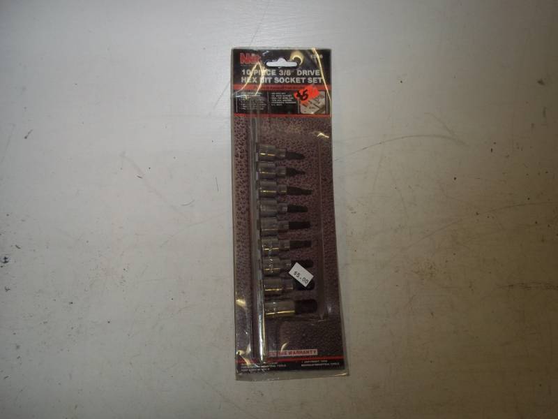 New 9 piece Hex bit set