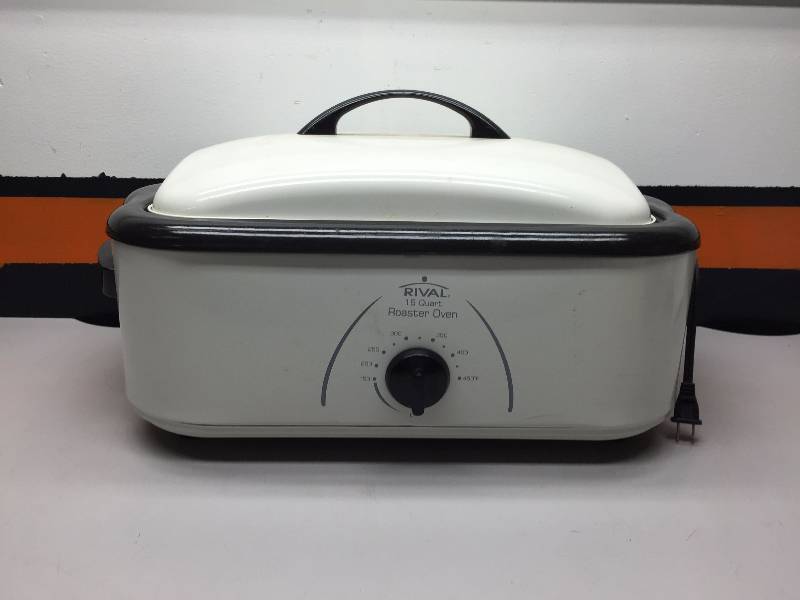 RIVAL 16 QUART ROASTER OVEN AUGUST ANTIQUES SHOP AND HOUSEHOLD