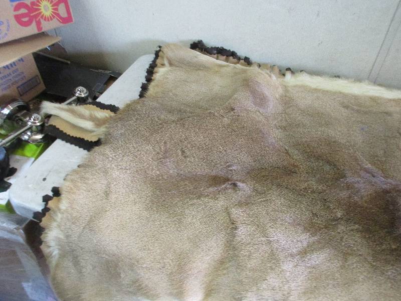 Deer hide blanket August Consignments 3 KBID