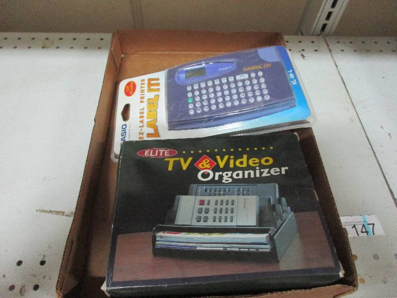 Organizer and label maker