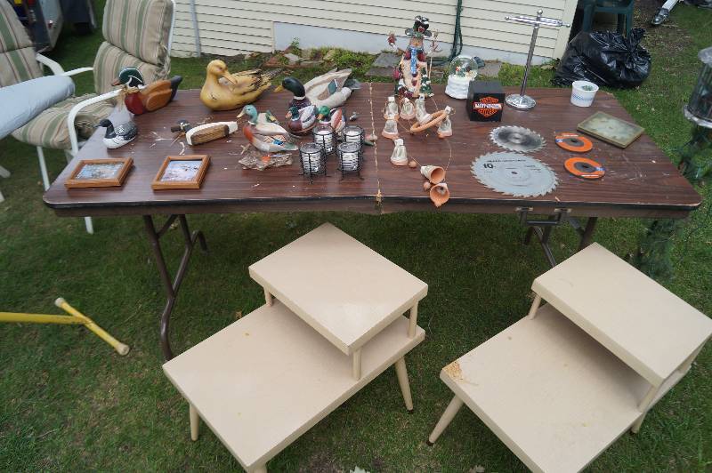 Duck Carvings & End Tables