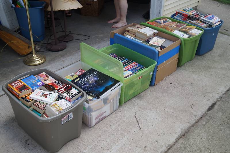 Tubs of Books