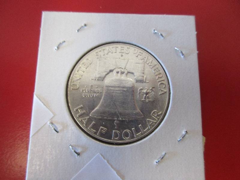 1949-D Franklin Half Dollar in AUBU condition