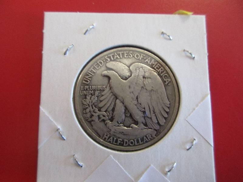 1916-D (Obverse) Walking Liberty Half Dollar