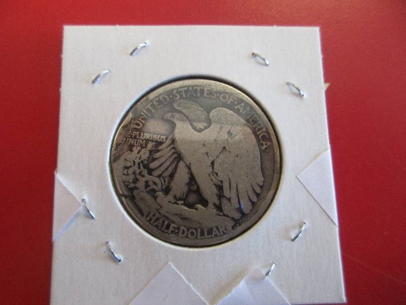 1917-S (Obverse) Walking Liberty Half Dollar.