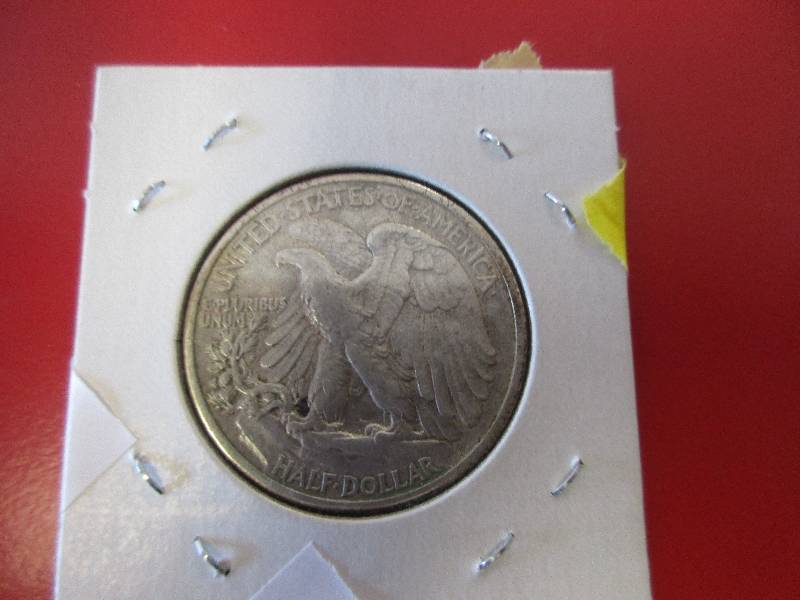 1939-P Walking Liberty Half Dollar in AUBU condition.