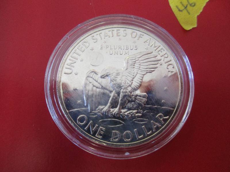 1971-S Eisenhower Proof Silver Dollar in Mint State condition.