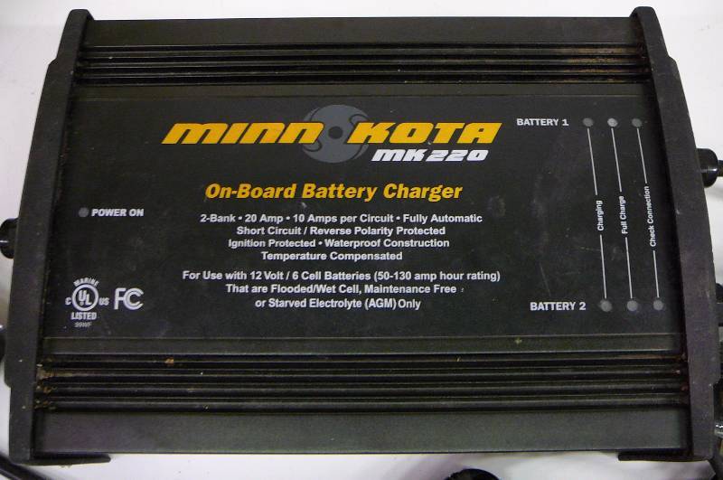 Minn Kota 220D 2 Bank On-board Marine Battery Charger