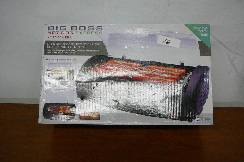 Big Boss Hot Dog Express Grill New in Box
