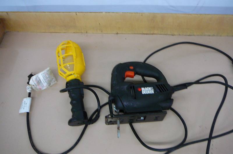Black and Decker Jig Saw and Light Works
