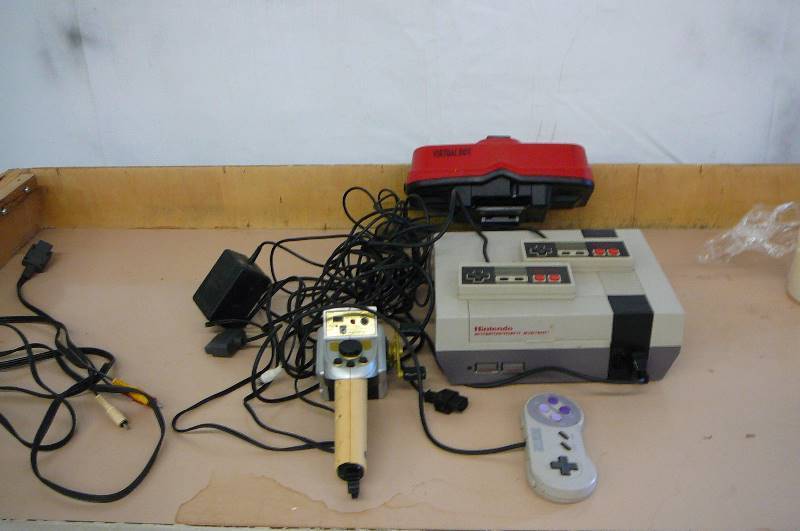 Nintendo entertainment system with extras