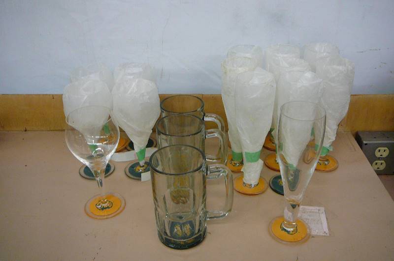 Lot of Bison Glass Ware 17 Count