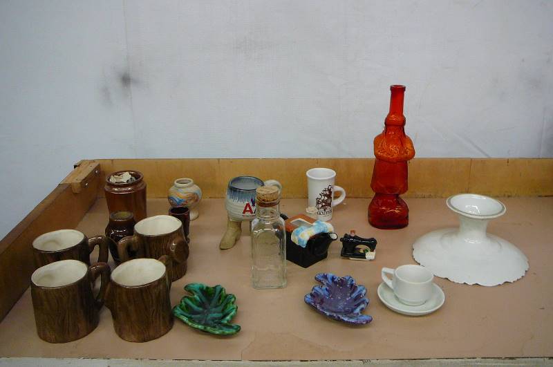 Lot of glassware