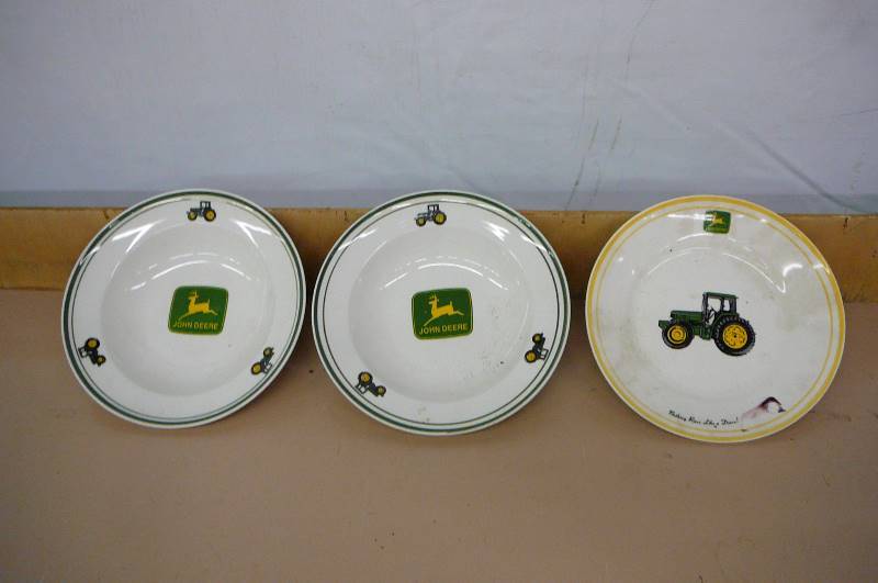 John Deere Glassware 3 count