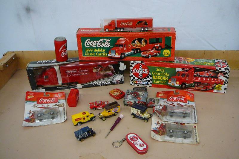 Coke Collectables Truck & Trailer Die cast Cars