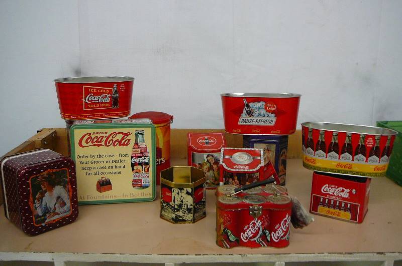 Coke Collectable Tins
