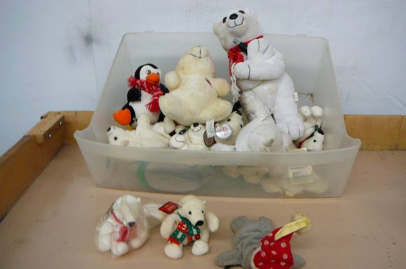 Coke Collectables Coke Bears need to be washed