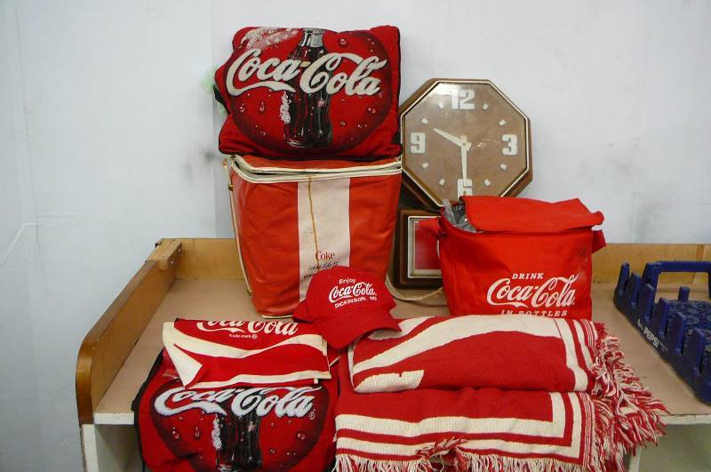 Coke Collectables Cooler, Hat, Shirt, Blanket & more