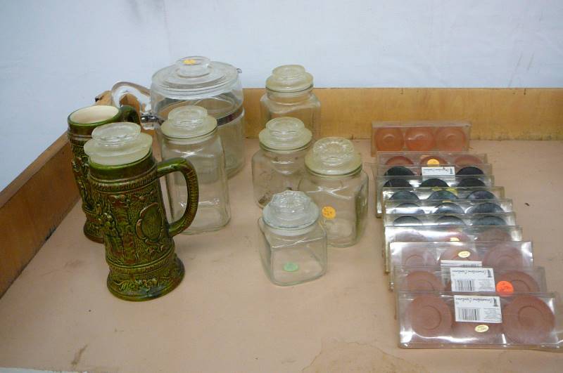 Lot of glassware & more