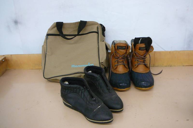 Bag, Boots size 10