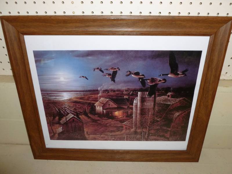 lot 4 image: Terry Redlin Print