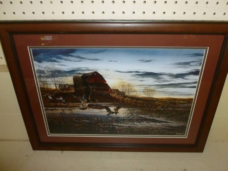 lot 5 image: Terry Redlin Print