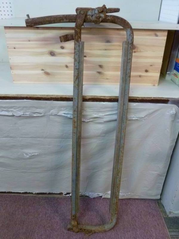 lot 57 image: Vintage Cow Stanchion