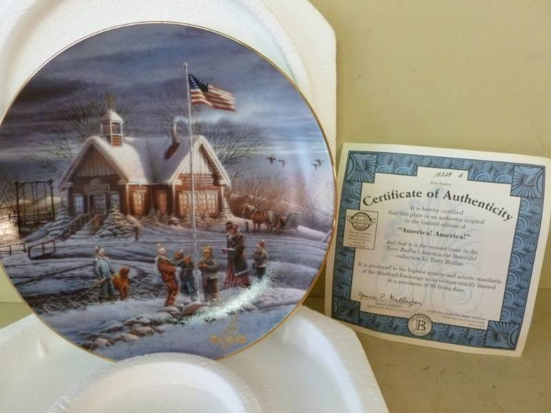 lot 86 image: Terry Redlin Plate Decoration