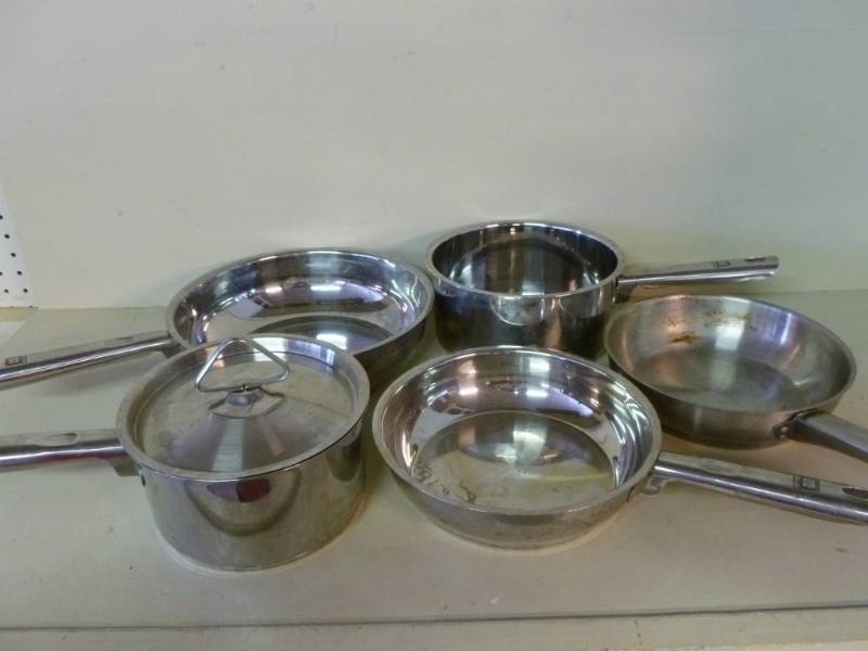 lot 145 image: Stainless Steel Pans