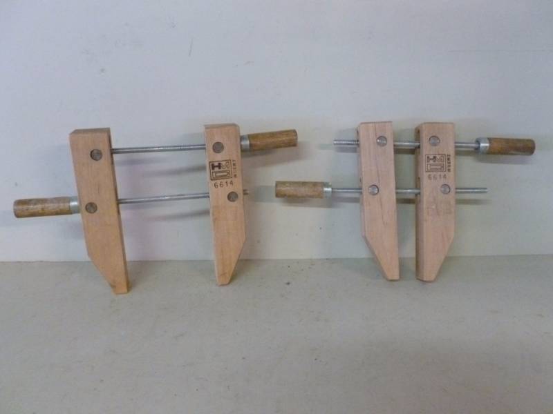 lot 178 image: Hempe Wood Clamps