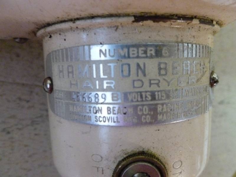 lot 348 image: Vintage Hair Dryer