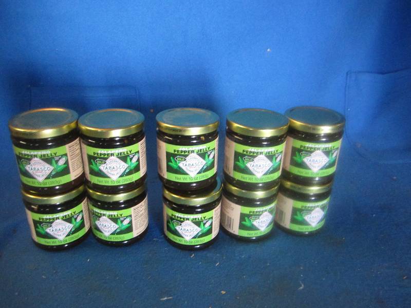 10 10oz jars of jalapeno pepper jel...