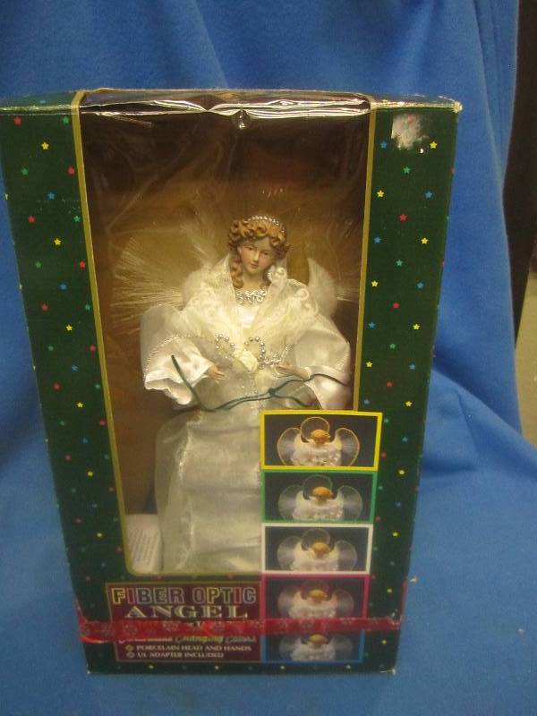Fiber optic holiday angel ...