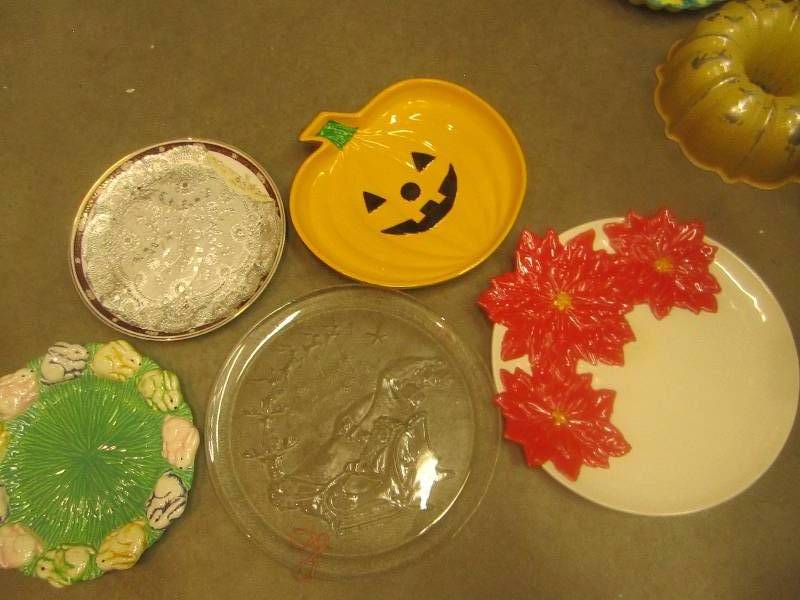 Lot of holiday platters ...