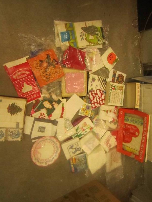 Large lot of occasion napkins ...