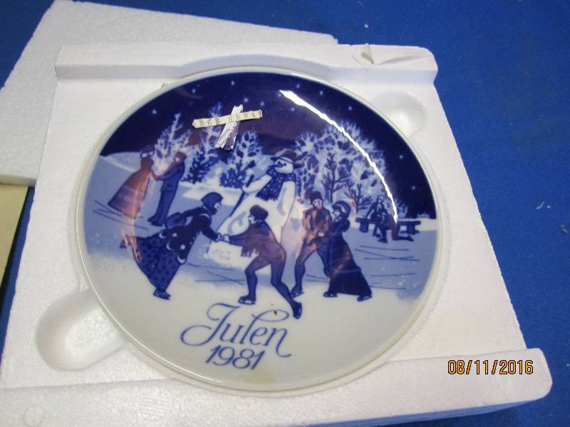 JULWPLATTE christmas plate 1981, st...