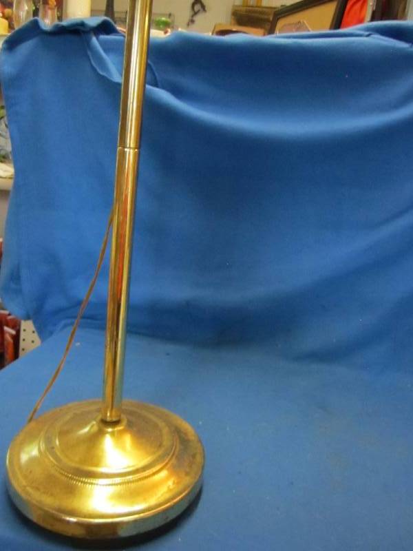 copper colored lamp stand ...