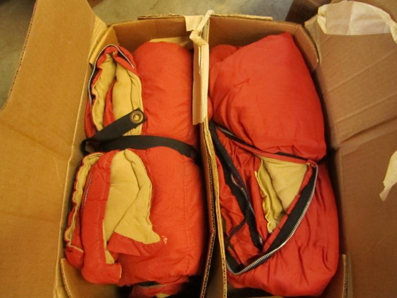 2 vintage sleeping bags ...