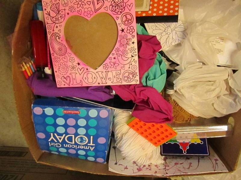 Large lot of crafting supplies, bea...