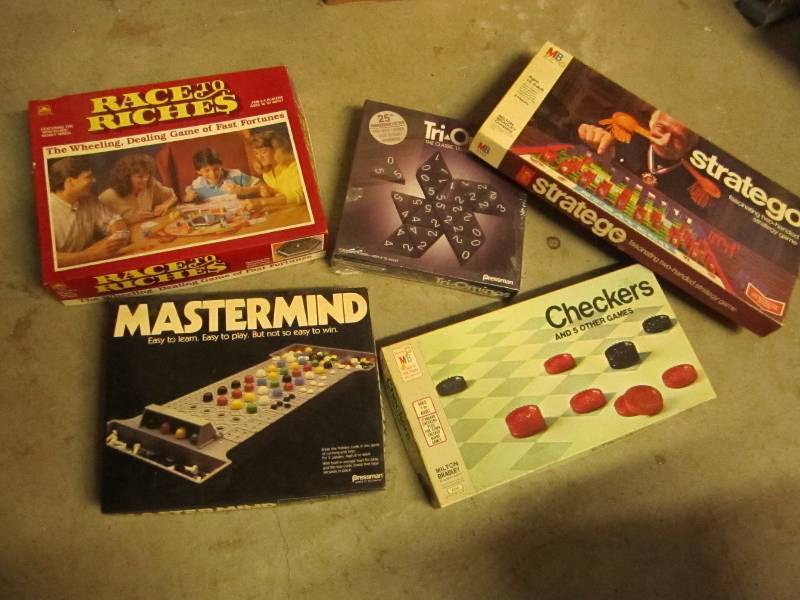 Lot of bord games...