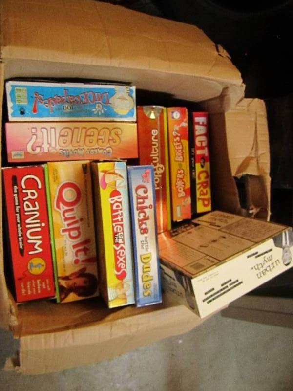 Large lot of assorted board games ...