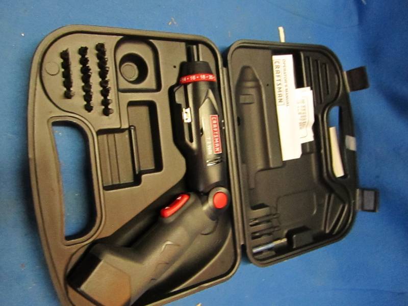 Craftmen 7.2 volt cordless screwdri...