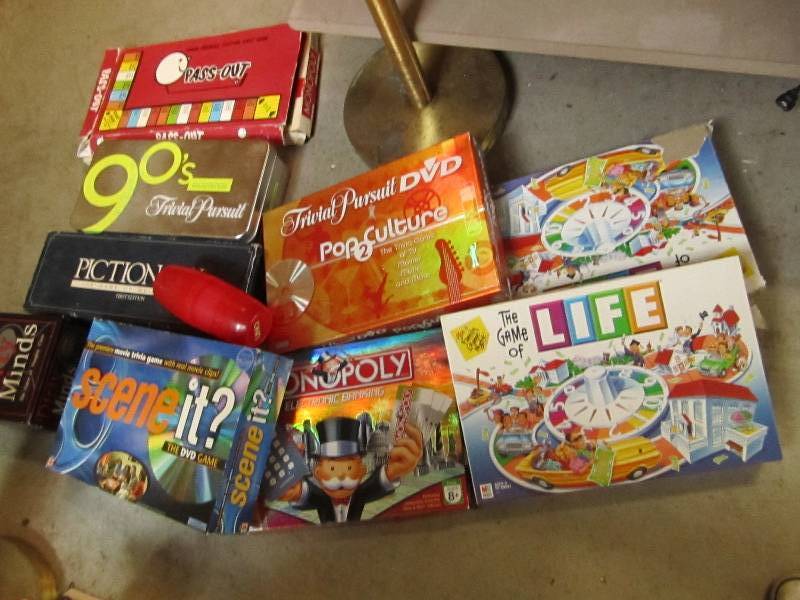 Huge lot of assorted board games ...